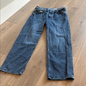 Rag & Bone Harlow Mid Rise Straight Leg Jeans Size 31 Dark Wash